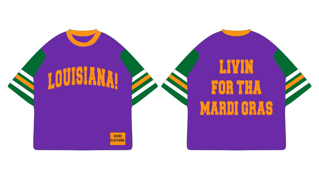 Livin’ For Tha Mardi Gras Heavy Knit Jersey!