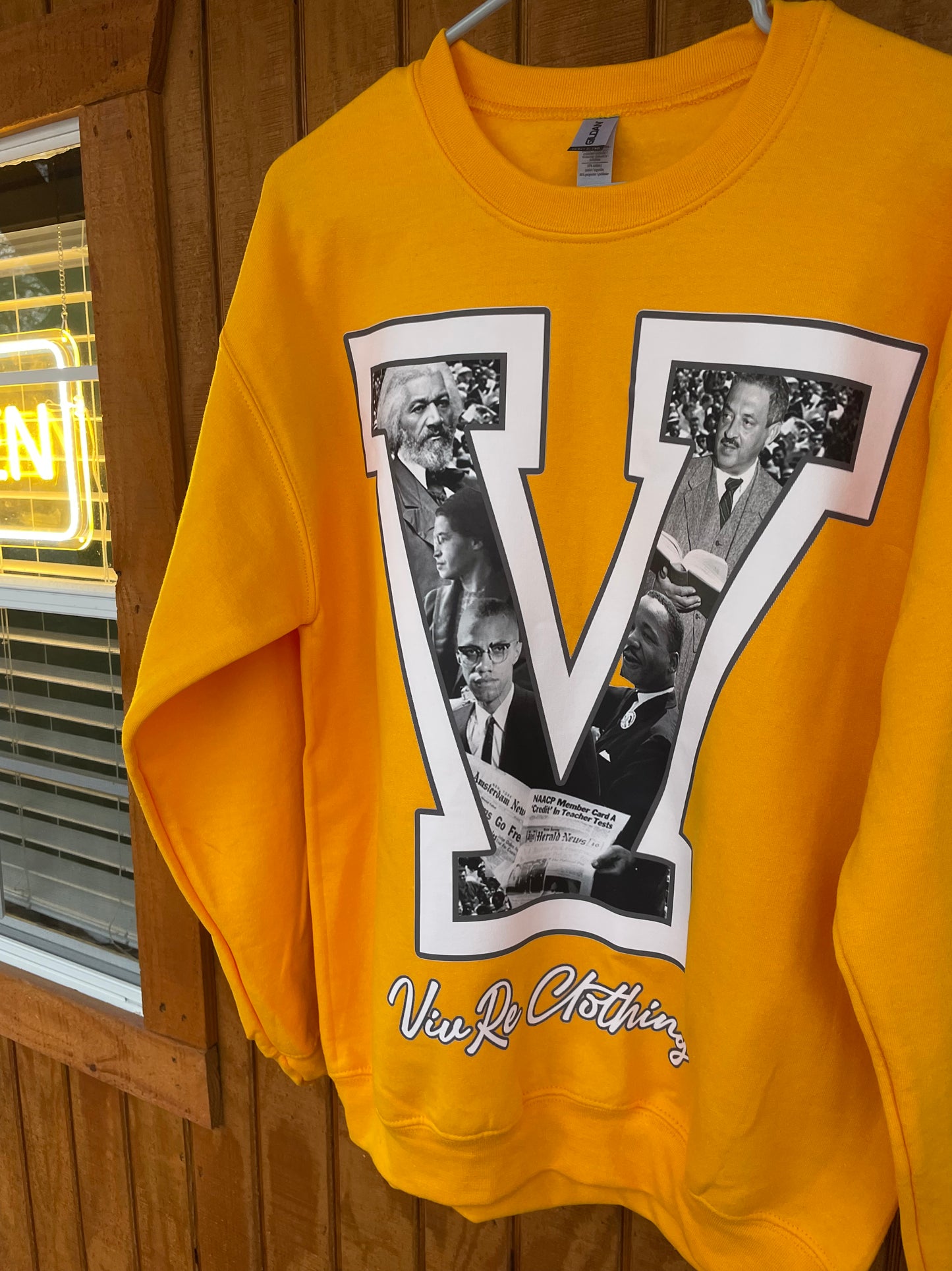 Gold Black History Sweatshirt